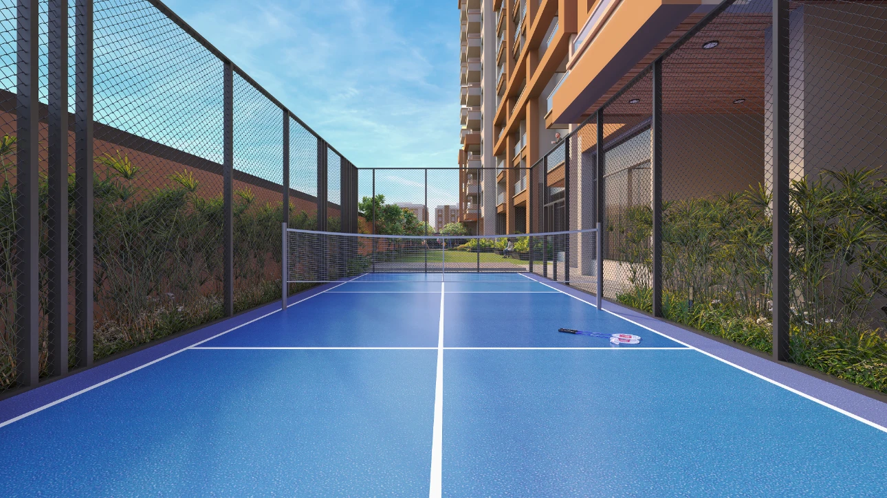 Multi-purpose badminton court